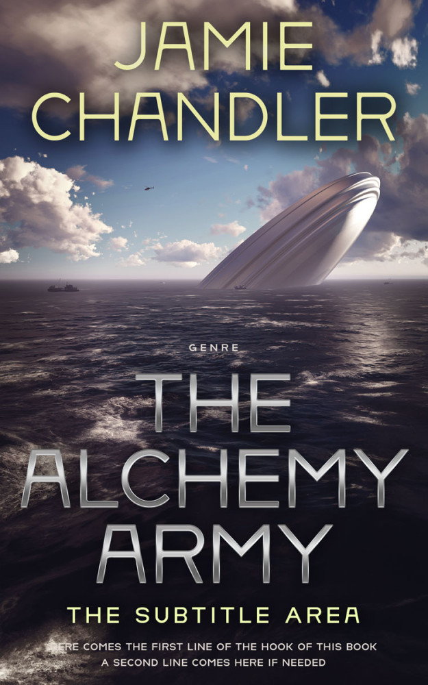 Front view of Charade #30972 - Premade Science Fiction Book Cover