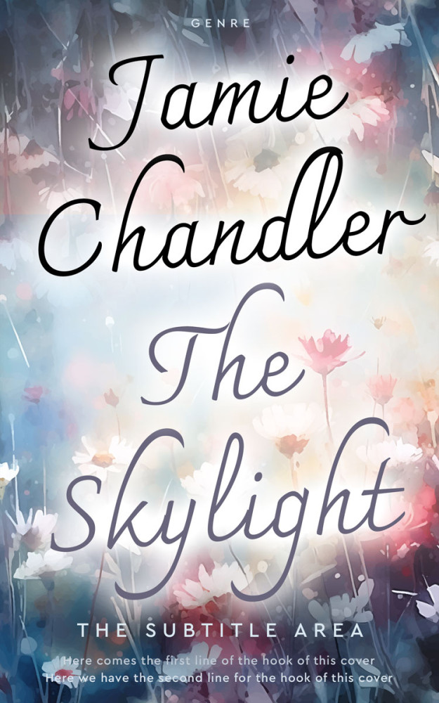 Front view of Alto #31005 - Premade Abstract Book Cover