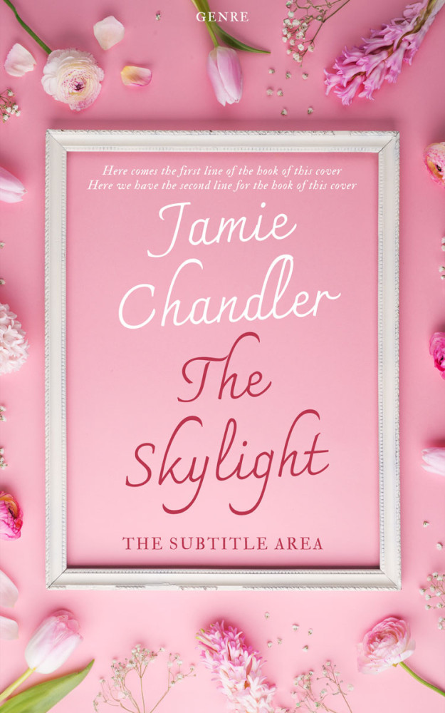 Front view of Beauty Bush #31029 - Premade Poetry Book Cover