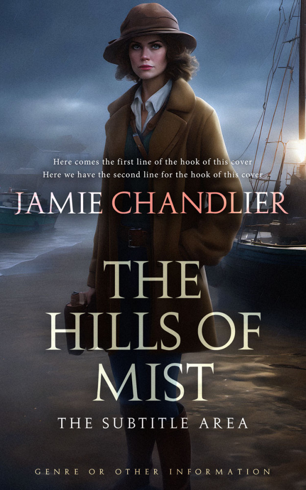 Front view of Shark #31078 - Premade Mystery & Thriller & Suspense Book Cover