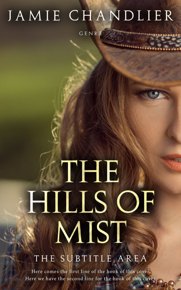 Front view of Bistre #31090 - Premade Romance Book Cover