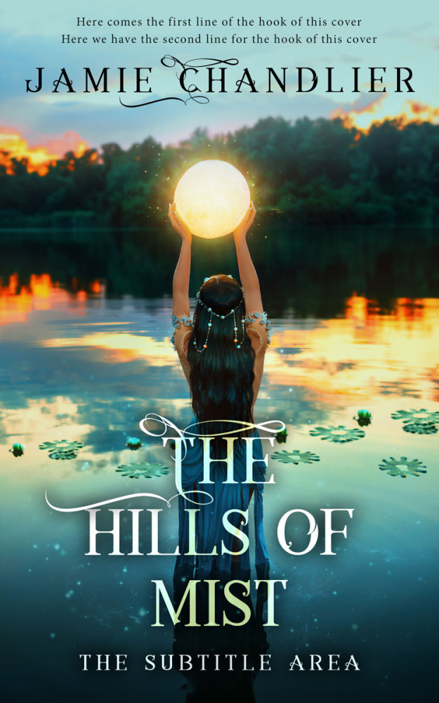 Front view of Coriander #31097 - Premade Fantasy Book Cover