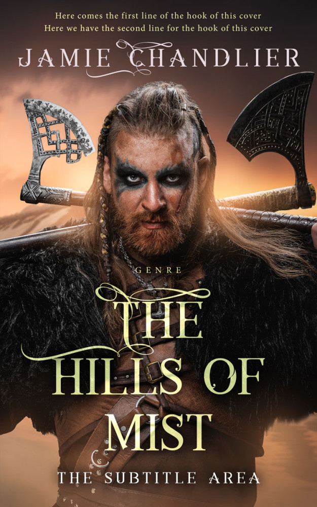 Front view of Zeus #31099 - Premade Historical Book Cover