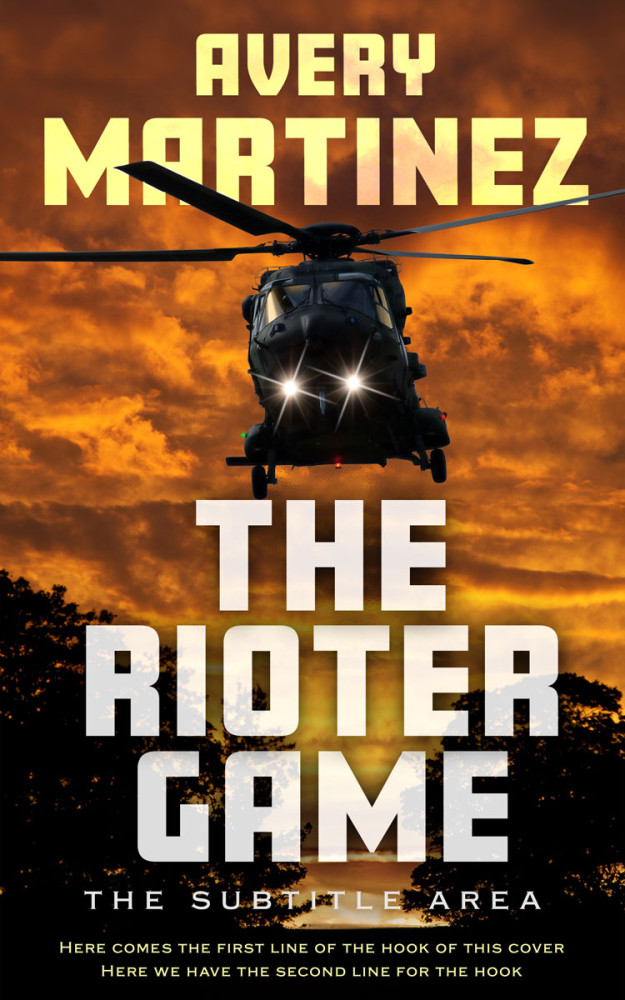 Front view of Bull Shot #31243 - Premade Action & Adventure Book Cover