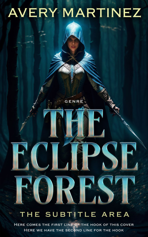 Front view of Firefly #31267 - Premade Fantasy Book Cover