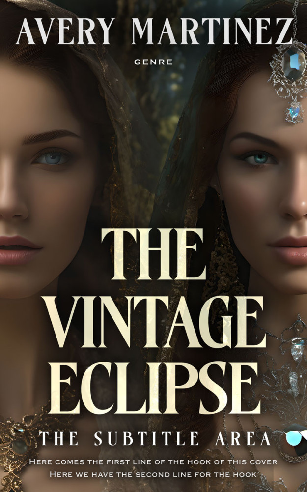 Front view of Zeus #31278 - Premade Fantasy Book Cover