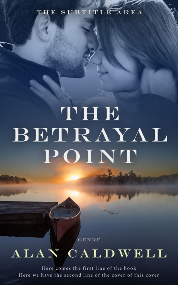 Front view of Oxford Blue #31311 - Premade Romance Book Cover