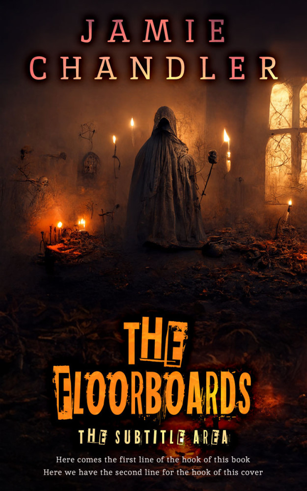 Front view of Night Rider #31325 - Premade Fantasy Book Cover