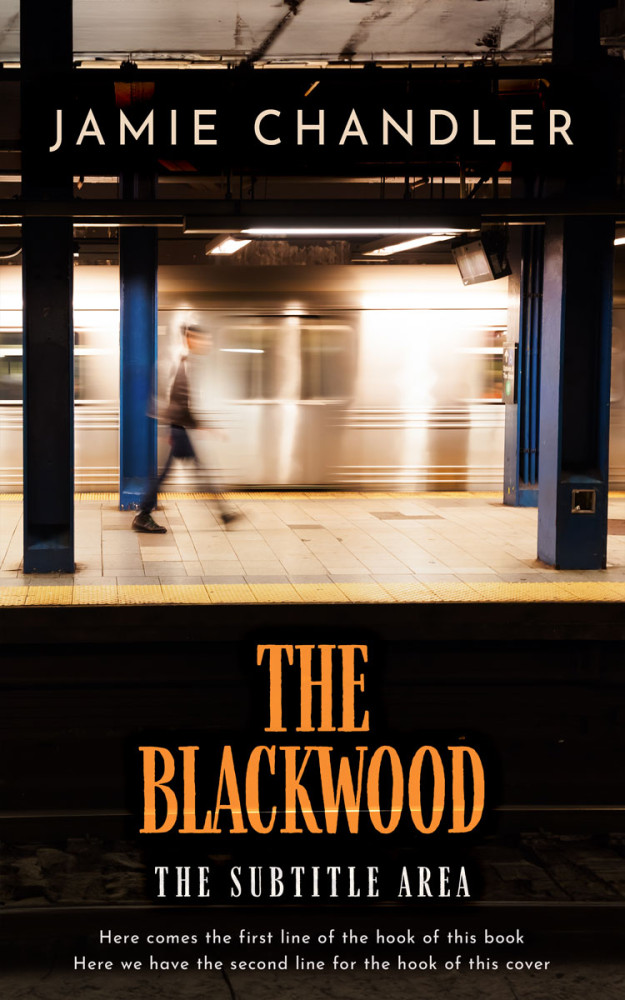 Front view of Tan #31332 - Premade Mystery & Thriller & Suspense Book Cover