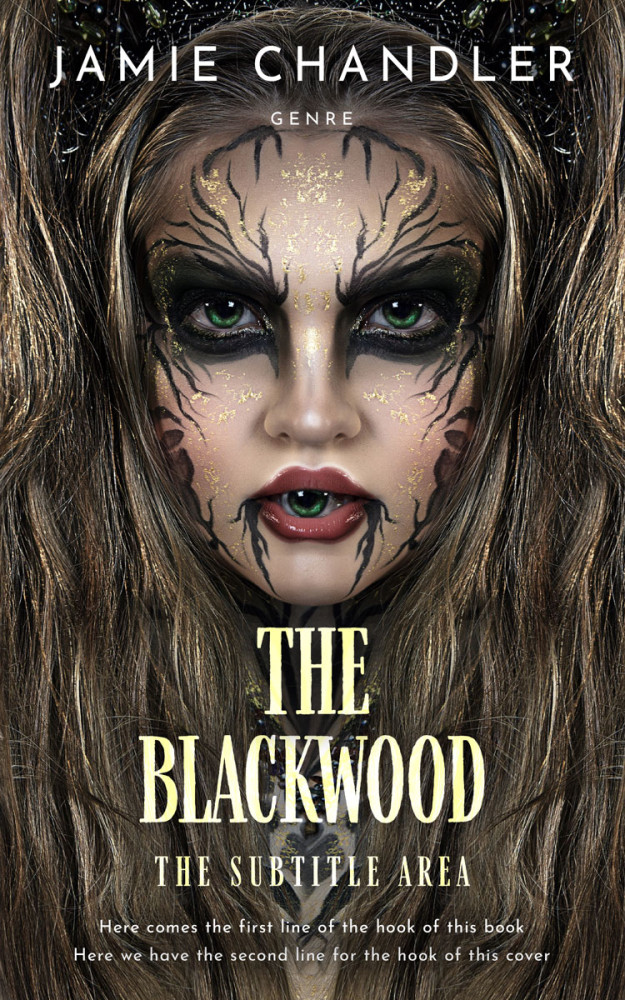 Front view of Zeus #31346 - Premade Fantasy Book Cover