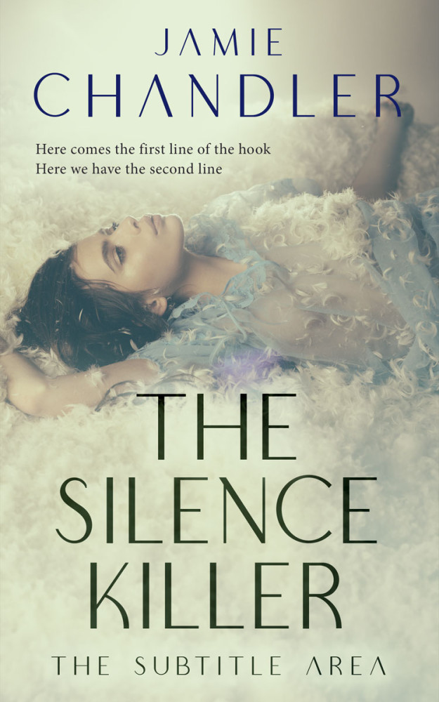 Front view of Foggy Gray #31375 - Premade Surreal Book Cover