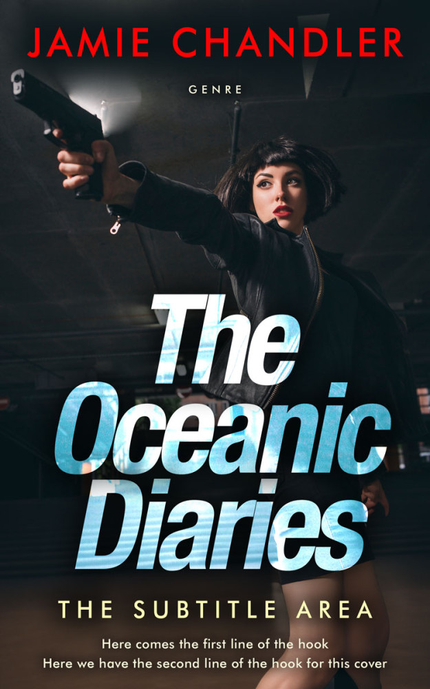 Front view of Outer Space #31391 - Premade Mystery & Thriller & Suspense Book Cover