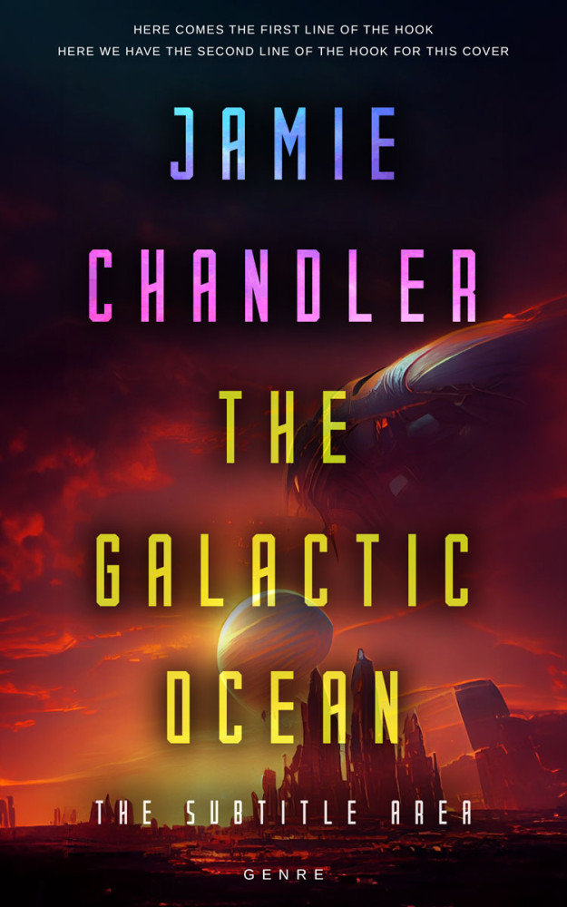 Front view of Tamarind #31421 - Premade Science Fiction Book Cover