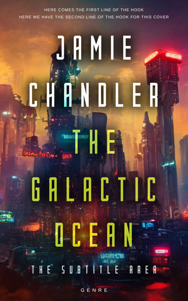 Front view of Thunder #31423 - Premade Apocalyptica Book Cover