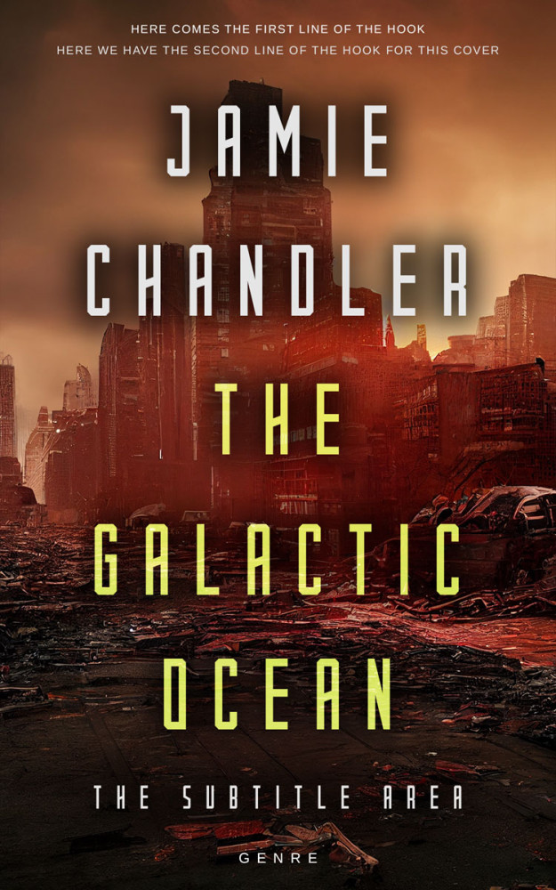 Front view of Cedar #31426 - Premade Apocalyptica Book Cover