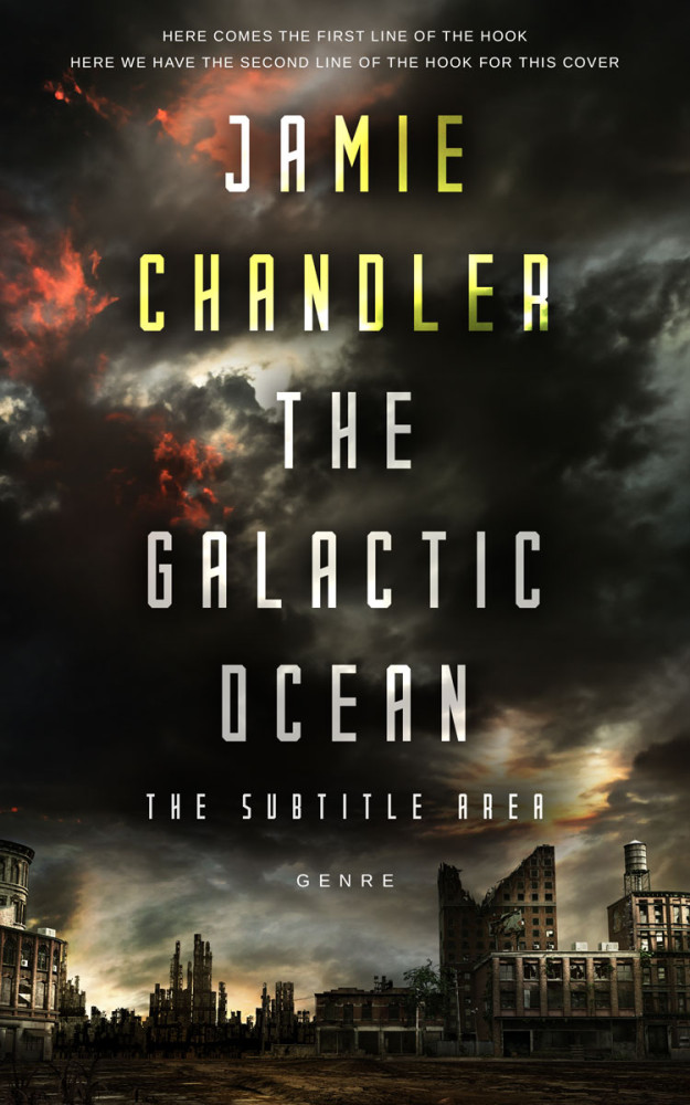 Front view of Rangoon Green #31428 - Premade Apocalyptica Book Cover