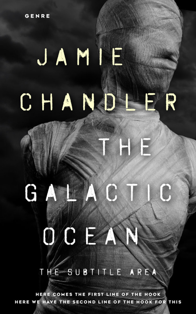 Front view of Cod Gray #31444 - Premade Mystery & Thriller & Suspense Book Cover