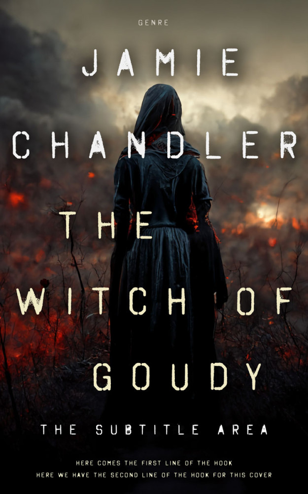 Front view of Cocoa Brown #31455 - Premade Fantasy Book Cover