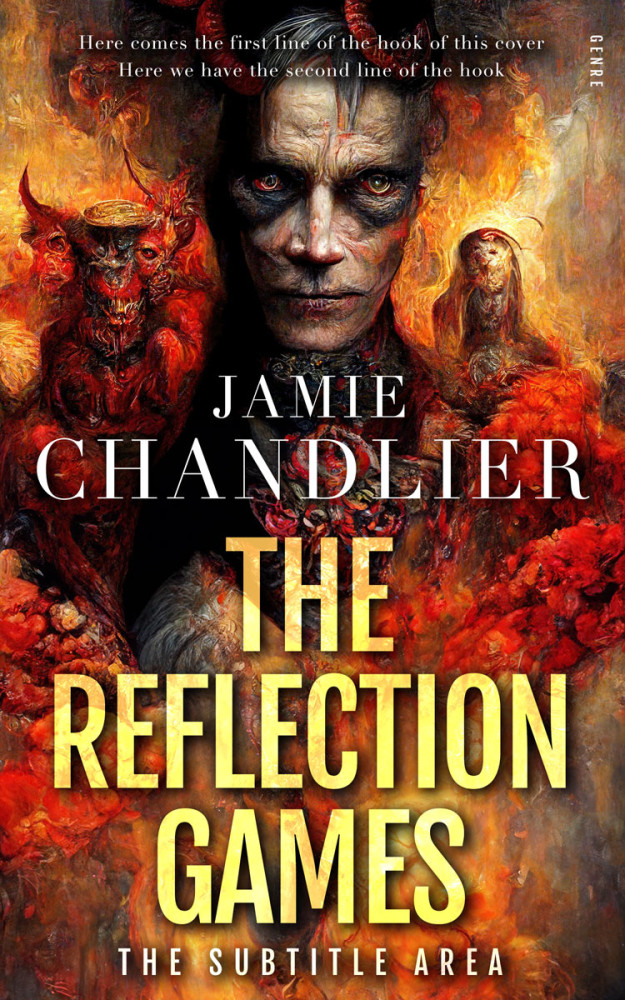 Front view of Cedar #31521 - Premade Fantasy Book Cover