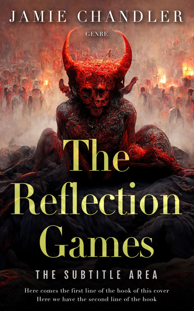 Front view of Antique Brass #31527 - Premade Fantasy Book Cover