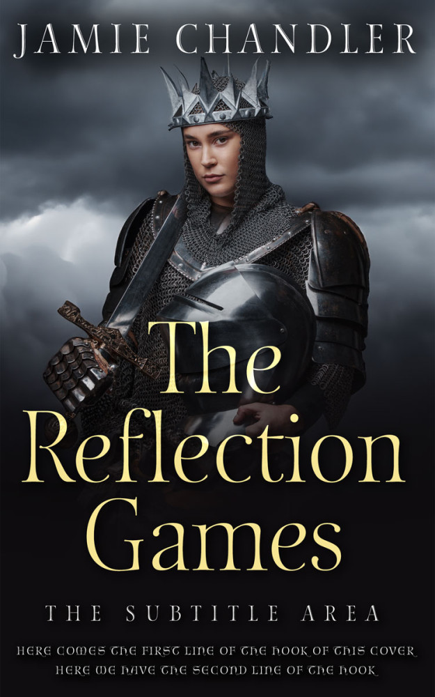 Front view of Shark #31535 - Premade Historical Book Cover