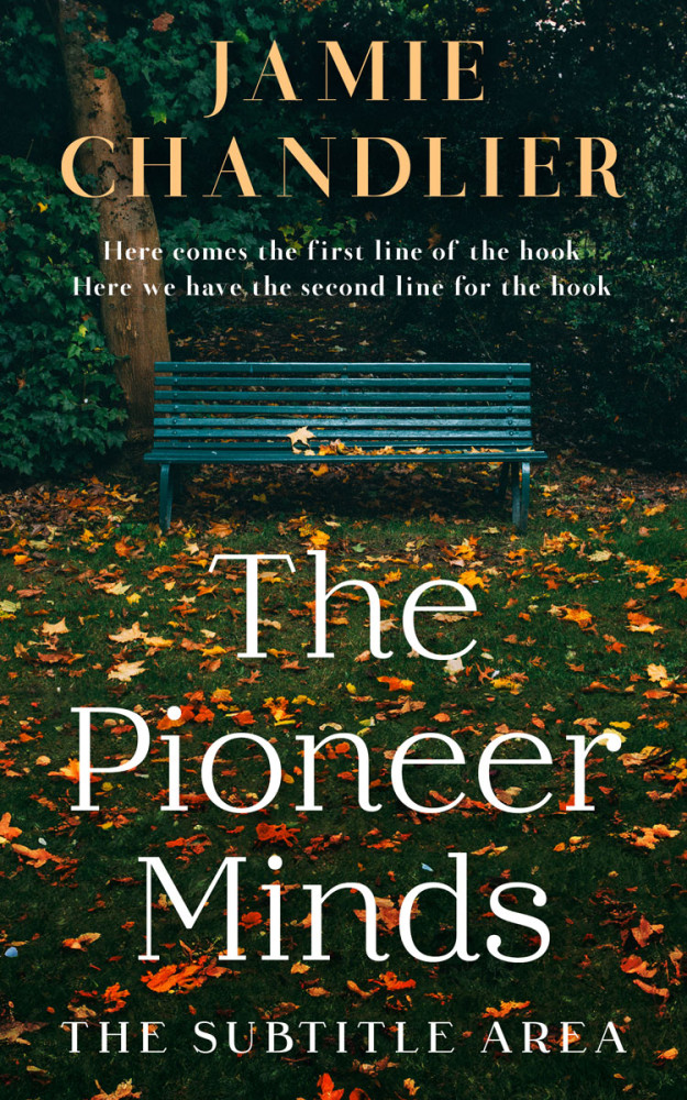 Front view of Hunter Green #31562 - Premade Literary Fiction Book Cover