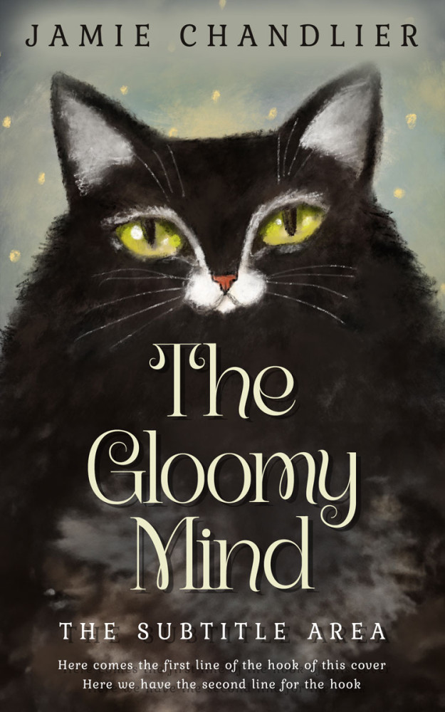 Front view of Eagle #31588 - Premade Fantasy Book Cover