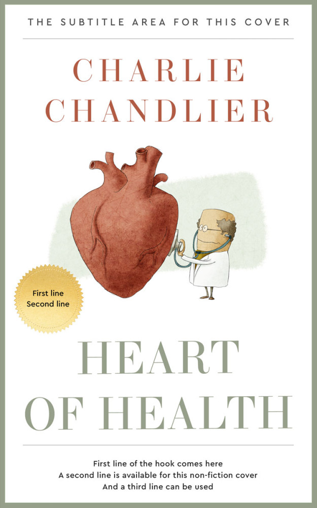 Front view of Mongoose #31610 - Premade Health & Mind & Body Book Cover