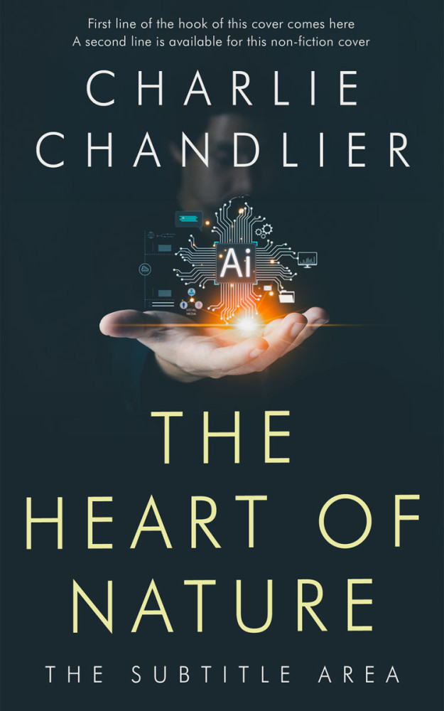 Front view of Mirage #31621 - Premade Science Fiction Book Cover