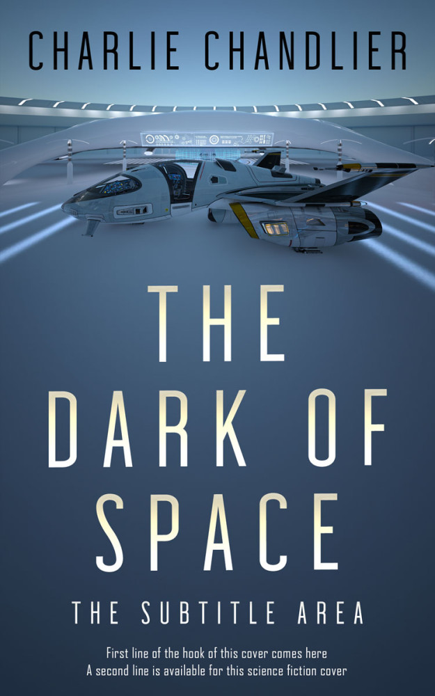 Front view of Fiord #31632 - Premade Science Fiction Book Cover