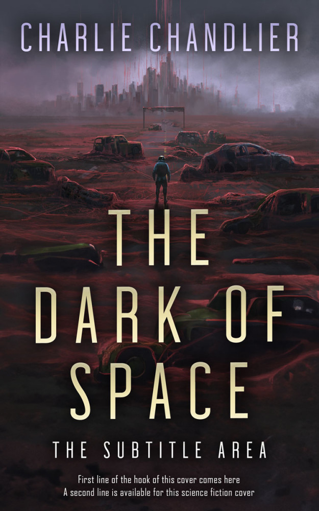 Front view of Thunder #31633 - Premade Apocalyptica Book Cover