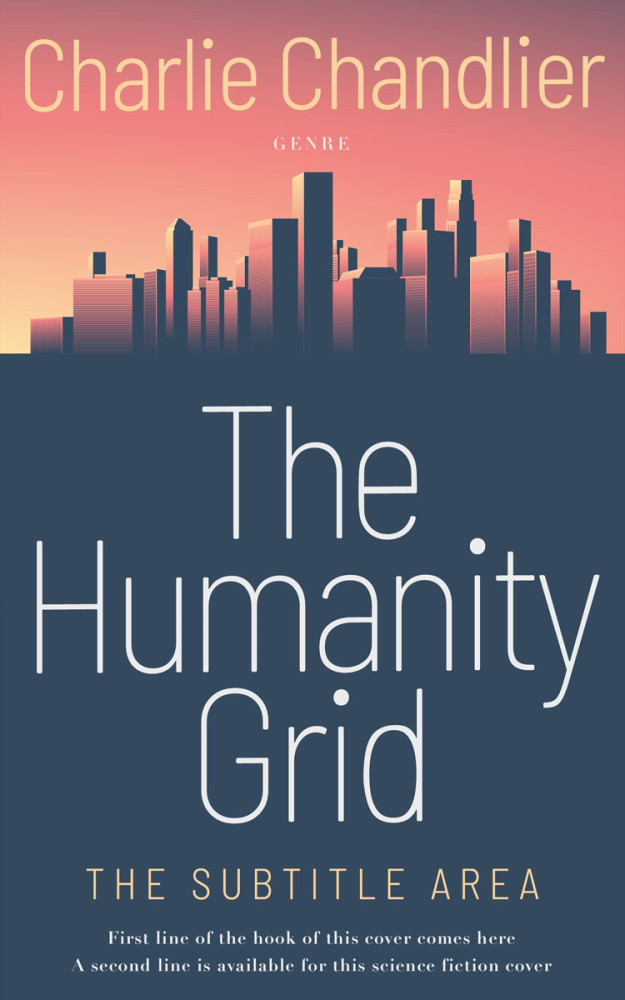 Front view of Petite Orchid #31663 - Premade Business Book Cover