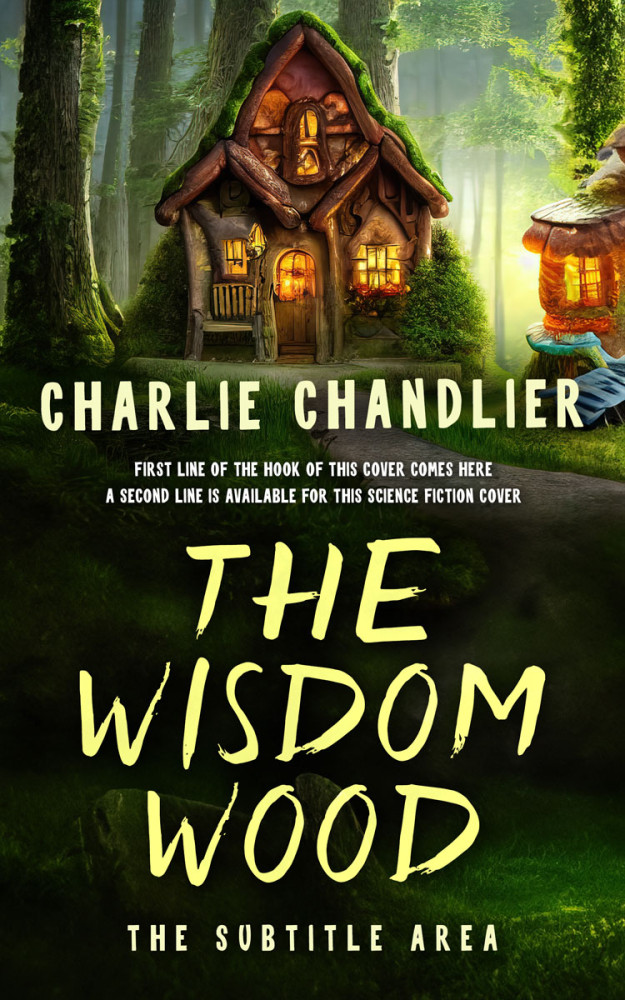 Front view of Deco #31673 - Premade Fantasy Book Cover