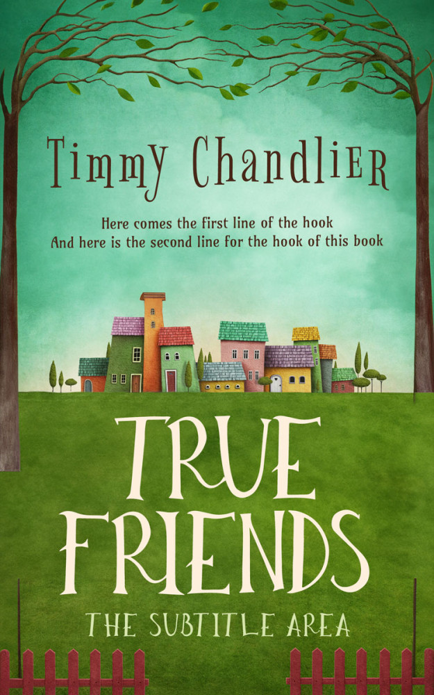 Front view of Crete #31683 - Premade Fantasy Book Cover