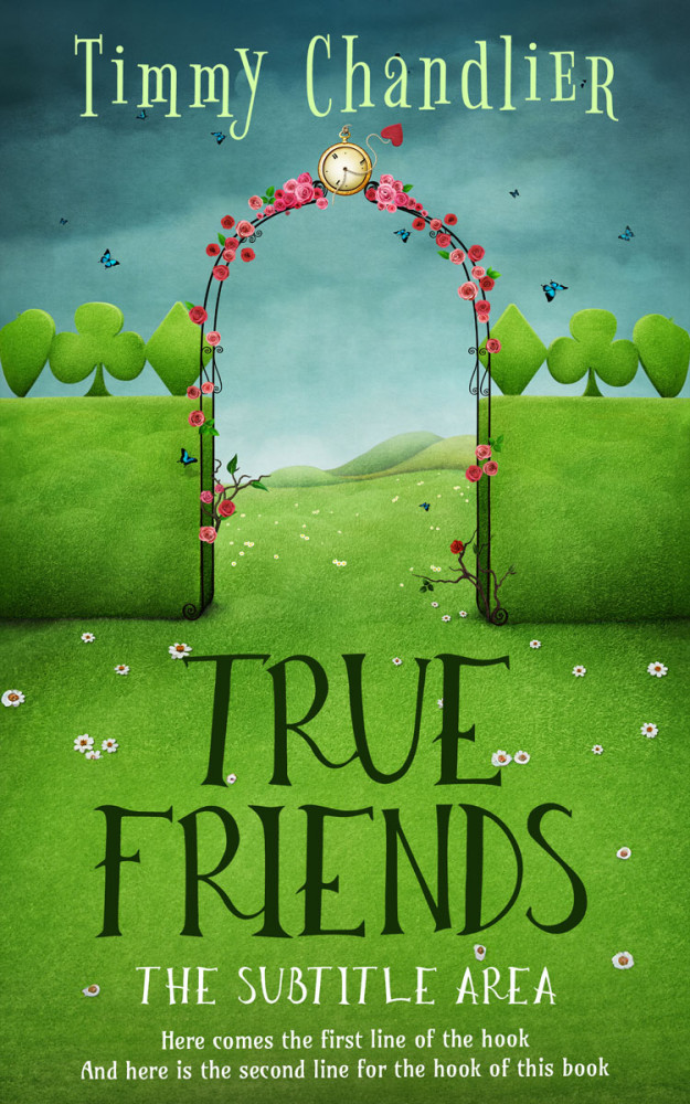 Front view of Apple #31684 - Premade Fantasy Book Cover