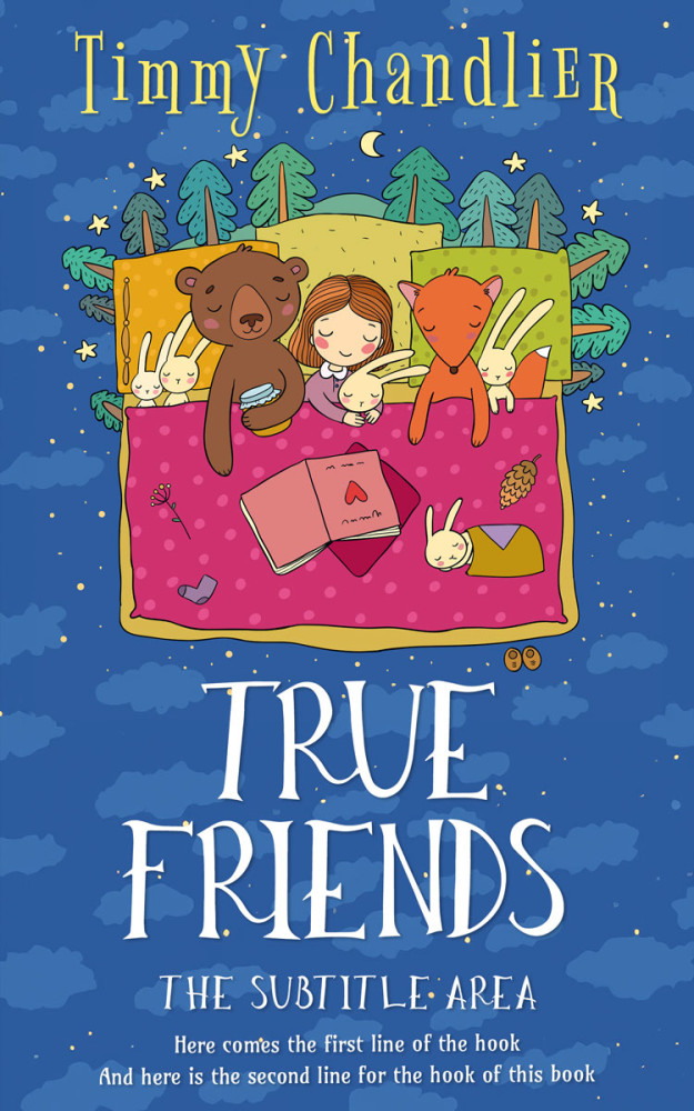 Front view of Azure #31687 - Premade Nature Book Cover