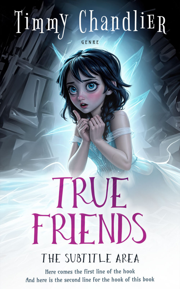 Front view of Geyser #31691 - Premade Fantasy Book Cover