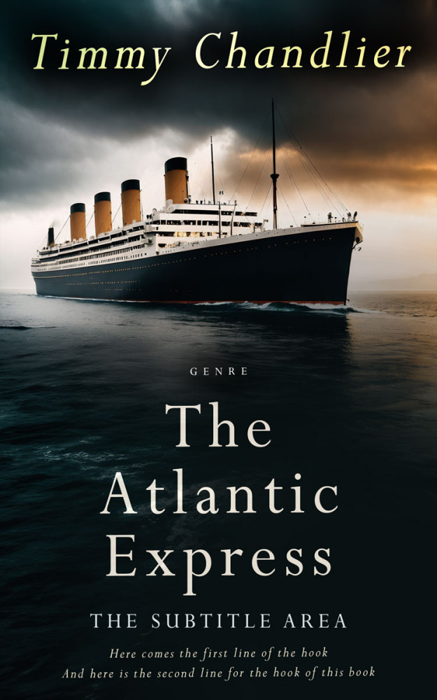 Front view of Soft Amber #31706 - Premade Historical Book Cover