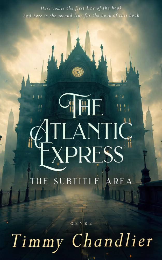 Front view of Te Papa Green #31707 - Premade Horror Book Cover