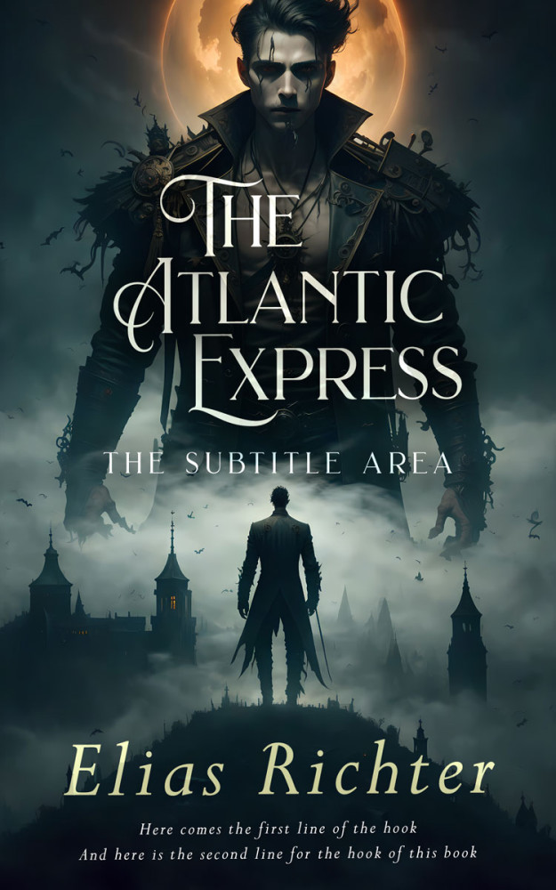 Front view of Mirage #31711 - Premade Fantasy Book Cover