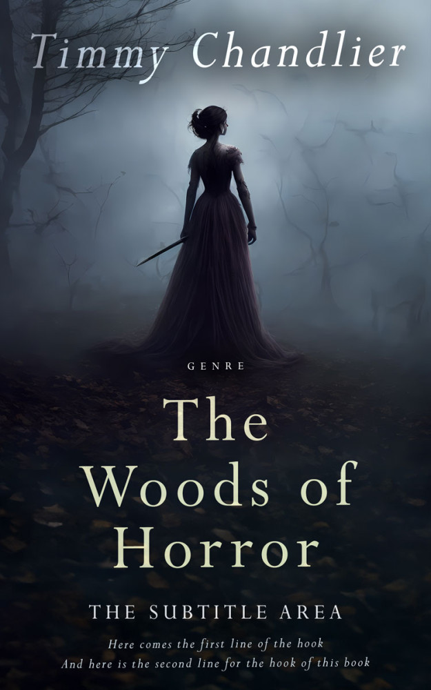 Front view of Ebony Clay #31713 - Premade Mystery & Thriller & Suspense Book Cover