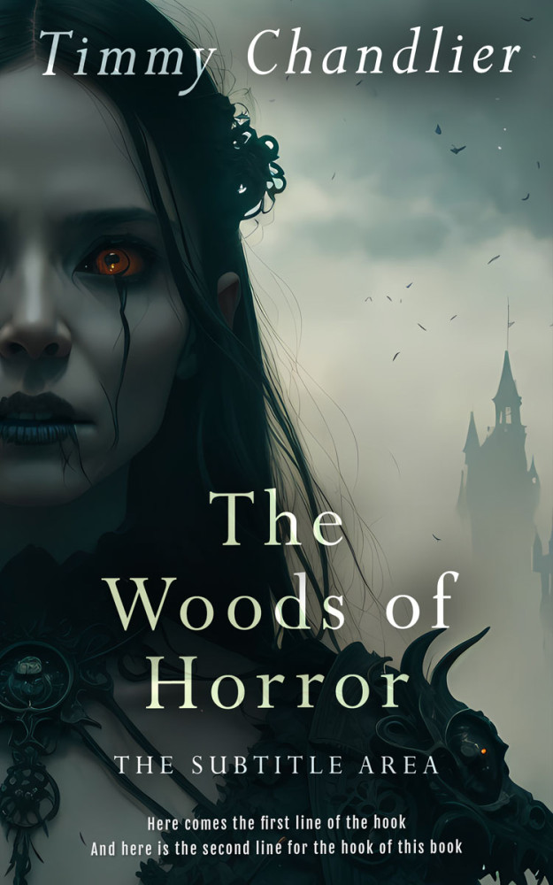 Front view of Aztec #31716 - Premade Fantasy Book Cover