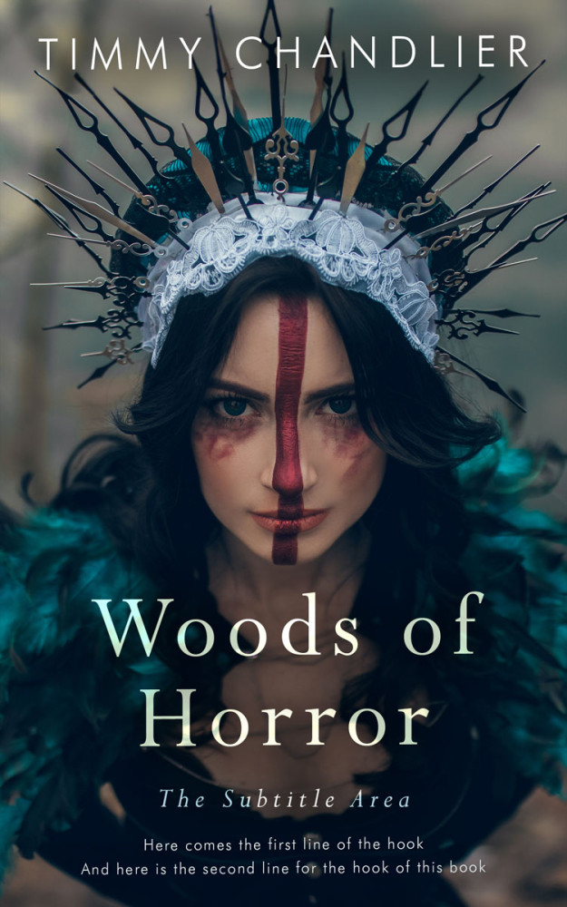 Front view of Mirage #31721 - Premade Fantasy Book Cover