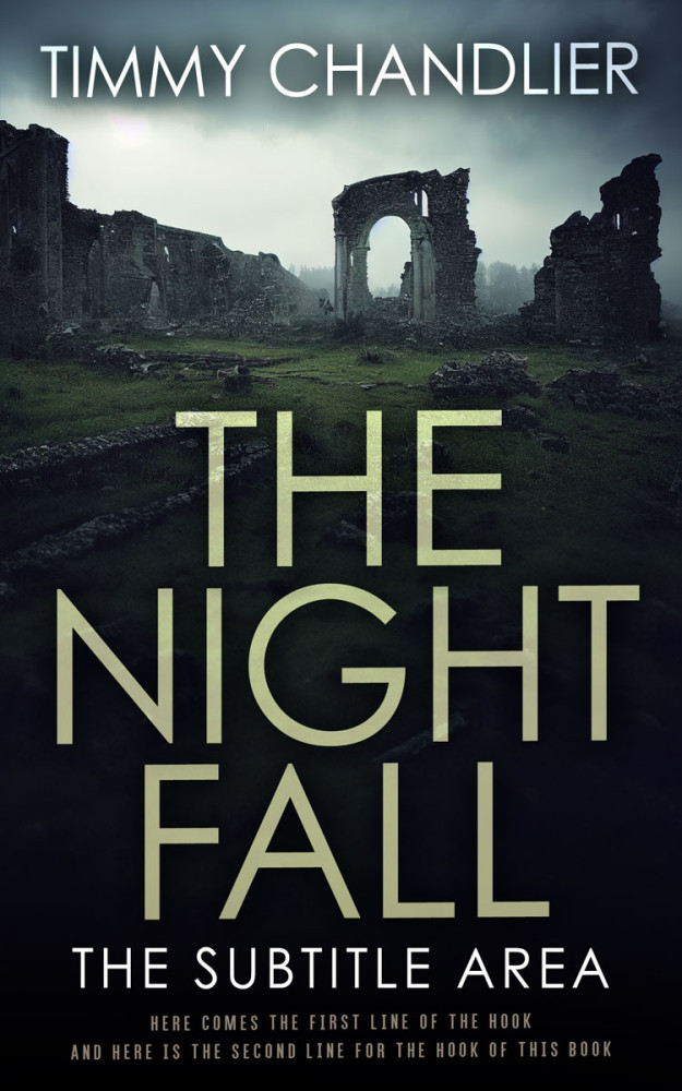 Front view of Clay Ash #31771 - Premade Apocalyptica Book Cover