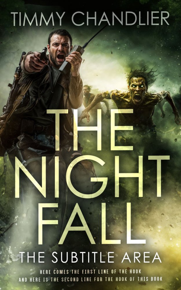 Front view of Rangitoto #31774 - Premade Apocalyptica Book Cover