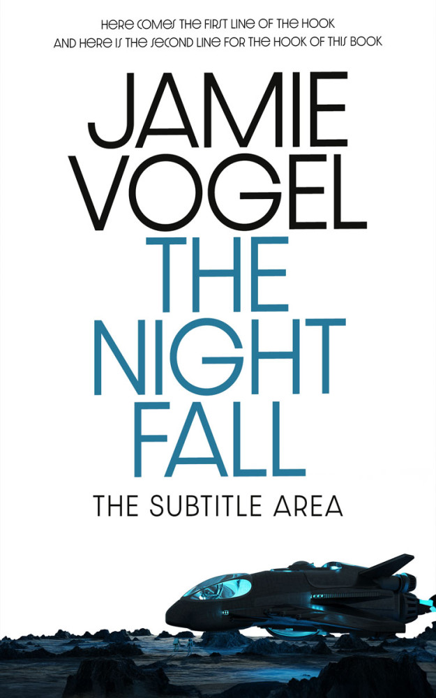 Front view of Black Haze #31782 - Premade Science Fiction Book Cover