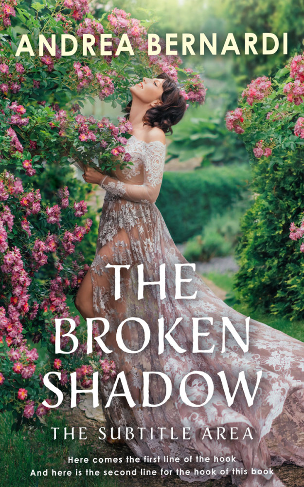 Front view of Gray Asparagus #31816 - Premade Romance Book Cover