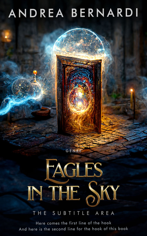 Front view of Woodsmoke #31832 - Premade Fantasy Book Cover