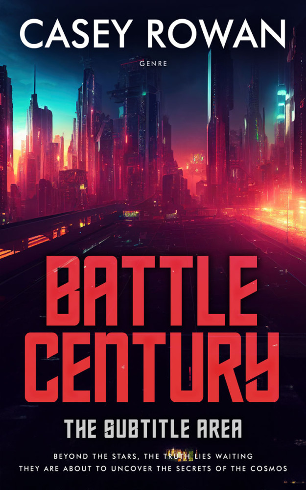 Front view of Chestnut Rose #31843 - Premade Science Fiction Book Cover