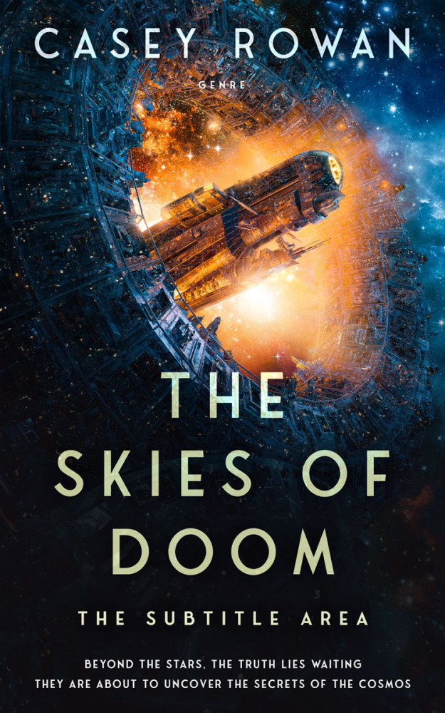 Front view of Whiskey #31862 - Premade Science Fiction Book Cover